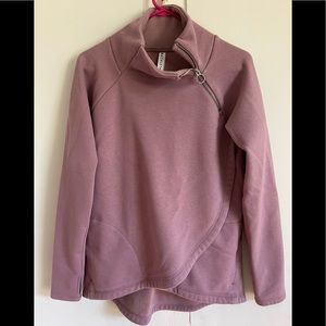 Athleta wrap sweatshirt size small